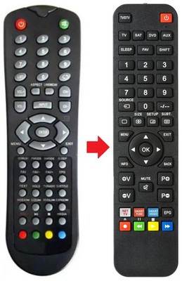 Fernbedienung passend für SANSUI TV2610