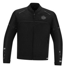 Motorcycle Riding Jacket with Mesh CE Armor and Detachable Thermal Large Black