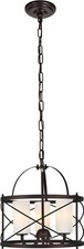 Wren Collection Pendant Light in Dark Copper Finish