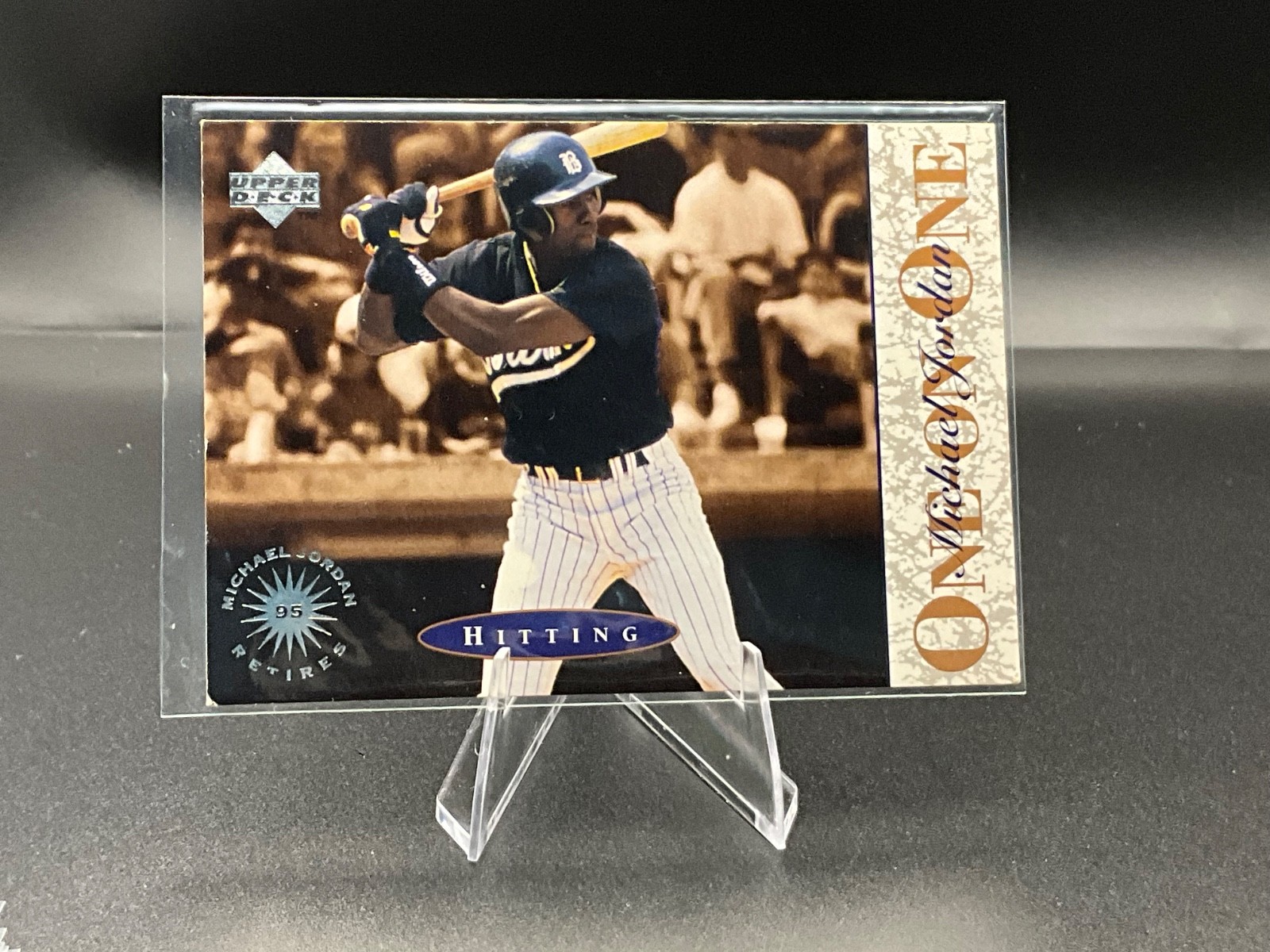 1995 Upper Deck Minor League Top Prospect -  One on One Michael Jordan #3