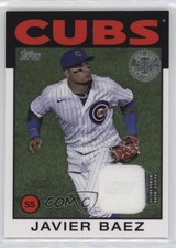 2021 Topps 1986 Topps Baseball Relics Javier Baez #86R-JB v9t