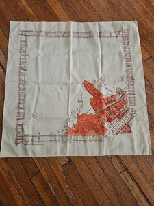 WALT DISNEY BIG THUNDER MOUNTAIN OPENING DAY BANDANA NOVEMBER 1980 Disneyana