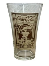 Vintage Kroger 100th Anniversary Coca Cola Flair Glass 1983 16 Oz