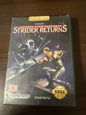 Sega Strider Returns Sega Genesis. Original Game And Case
