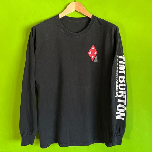 Medium Tim Burton The Neon Museum Lost Vegas Long Sleeve Graphic T Shirt - Picture 2 of 4