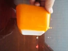 Vintage PYREX Refrigerator Dish 501 B Orange 1 -1/2 cup NO Lid