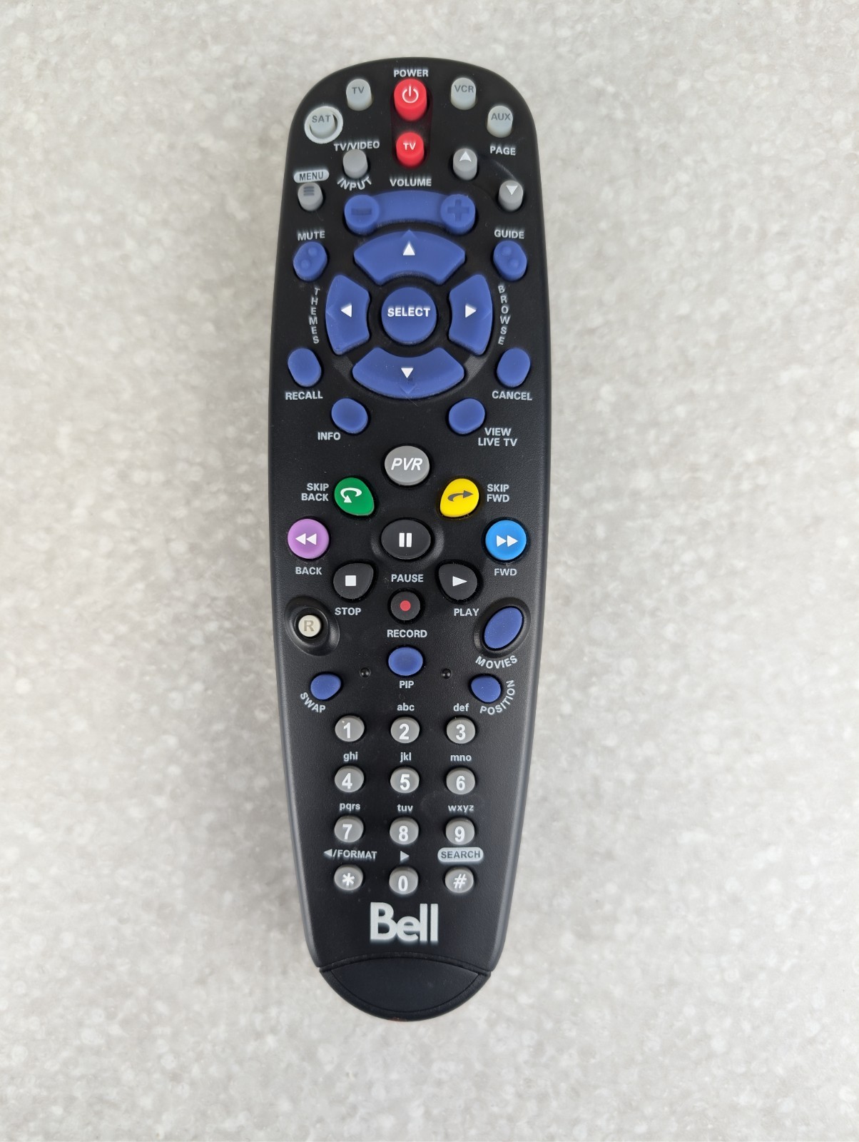 Bell TV Remote Control Black 5.4 IR 199535 | eBay