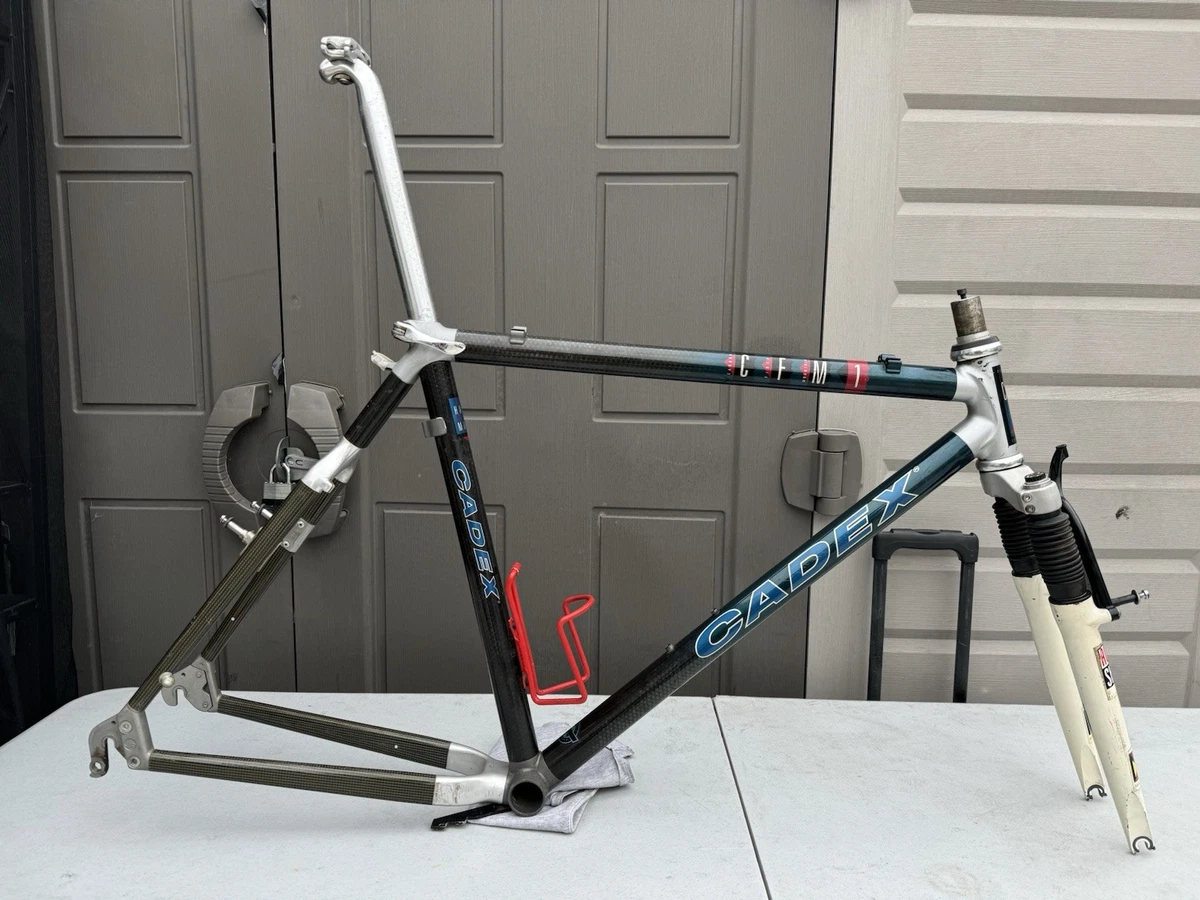 Vintage Giant Cadex CFM1 Carbon MTB Frame (21.5” Medium) + Rock