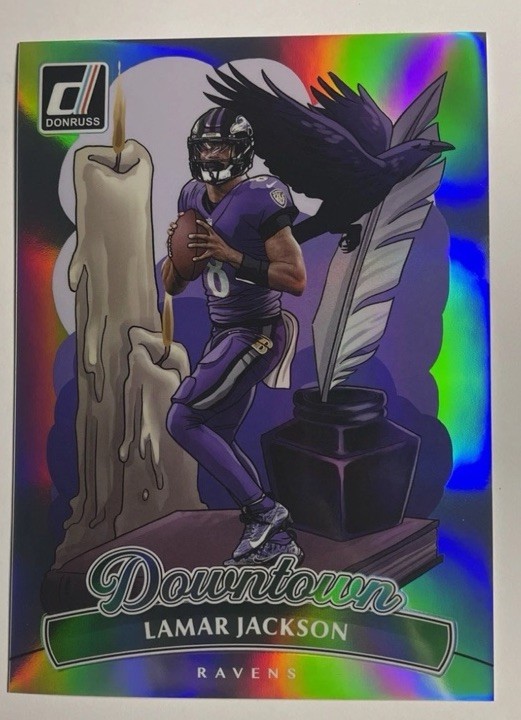 2024 Panini Donruss - JUMBO Downtown! Lamar Jackson #1 Oversized Baltimore Raven