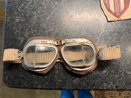 US WW2 British RAF Flight Googles From U.S. Estate 
