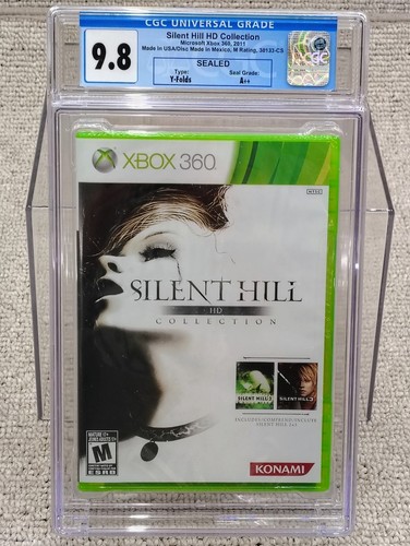 2011 Silent Hill: HD Collection Xbox 360 CGC Grading 9.8 A++ Horror