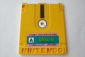 DRUID FAMICOM DISK SYSTEM FCD/Disk and case set tested -a106-
