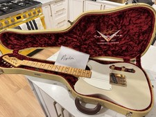 Fender Custom Shop 2017 Founders Design Esquire 6-String RH White Case COA