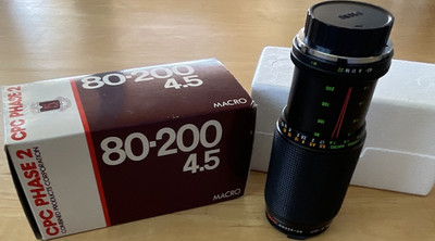 CPC Phase 2 80-200mm f/4.5 Macro Manual Focus Zoom Lens Canon FD Mount