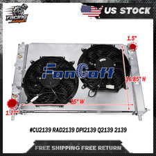 4 Row Radiator Shroud+Fan For 1997-04 01 Ford Mustang GT SVT 4.6L 5.4L V8 #2139