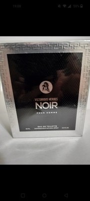 VICTORIOUS HEROES  NOIR POUR HOMME EAU DE TOILETTE SPRAY 3.0oz/90ml NEW SEALED B