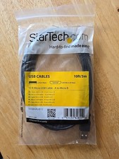 StarTech UUSBHAUB10 10 ft Micro USB Charge Sync Cable A to Micro B Android