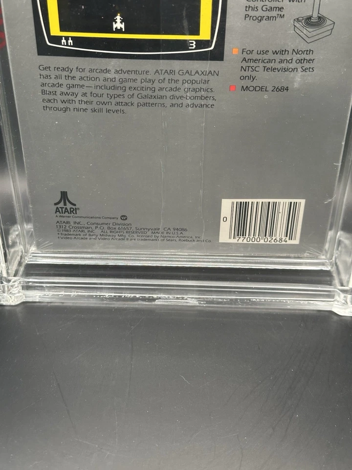 Atari 2600 Galaxian 8.5 A+ - New -sealed - Graded - Wata - Image 4 of 4