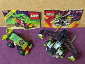 Lego Vintage space sets 6833 beacon tracer  & 1479 2 pilot craft