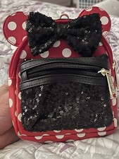 Disney Loungefly Minnie Mouse Sequin Polka Do...