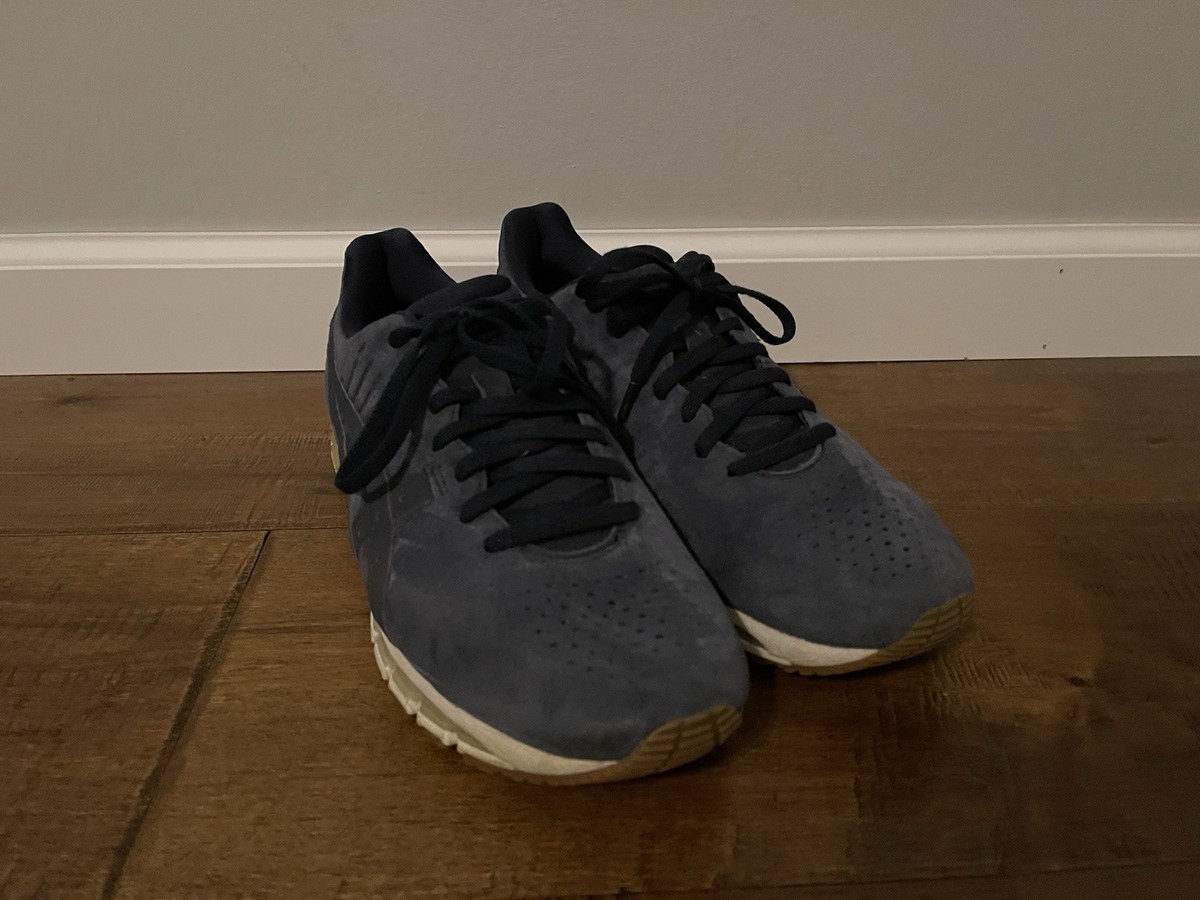 ASICS MEN ATHLETIC SHOES BLUE SUEDE SIZE 12 SNEAKERS GEL- QUANTUM 360 1021A105 ASICS GEL-Quantum 360 Low Blue for Sale | Authenticity  main image 3