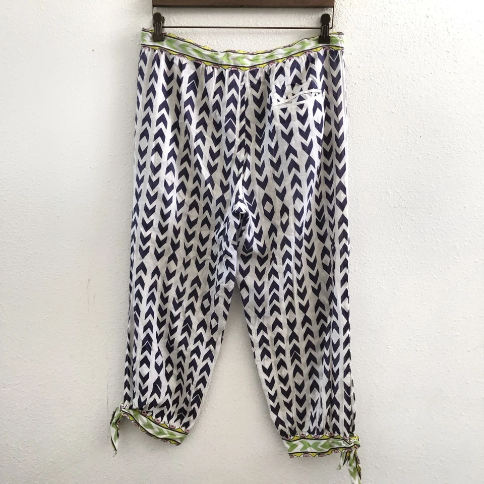 MARA HOFFMAN Slouch Pant Geometric Print No Size Tag Check Measurements - Image 2 of 4