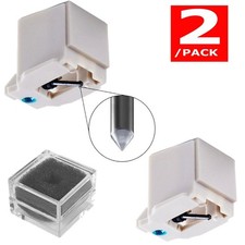 2x for Diamond Needle Stylus Audio Technica AT-LP60 AT-PL50 AT-LP2 ATLP60 AT3600