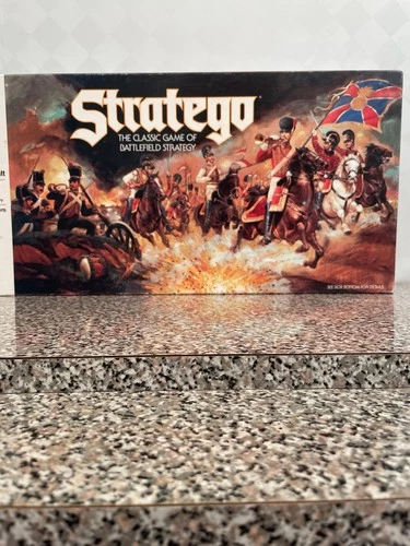 Vintage 1986 STRATEGO Board Game 4916 Milton Bradley - Complete w/ Manual & Box
