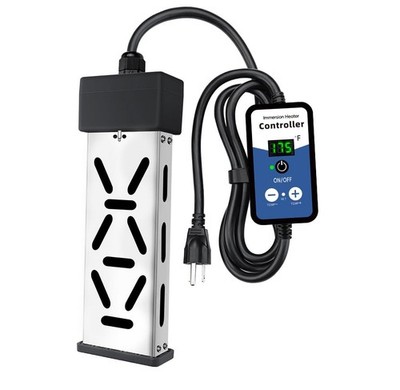 Portable Immersion Water Heater 1800W 120V, Electric for Black 