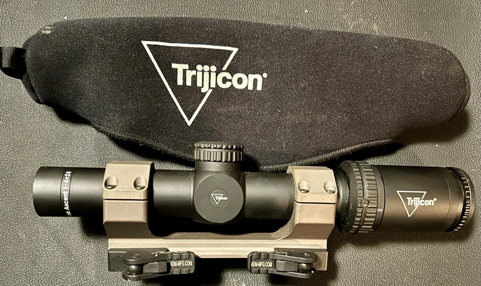 Montaje de liberación rápida Trijicon AT424-C-2800001 Ascent 1-4x24 BDC Target ADM Foto 3 de 4