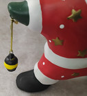 Vintage Bisque Porcelain Star-Shaped Santa Claus Taper Candle Holder Christmas — photo 9