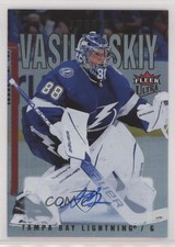 2021 Upper Deck Fleer Ultra Silver Rainbow Foil Andrei Vasilevskiy #59 Auto 4lz
