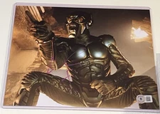 Willem Dafoe Green Goblin Beckett auto signed Spiderman Spider-man Wilem
