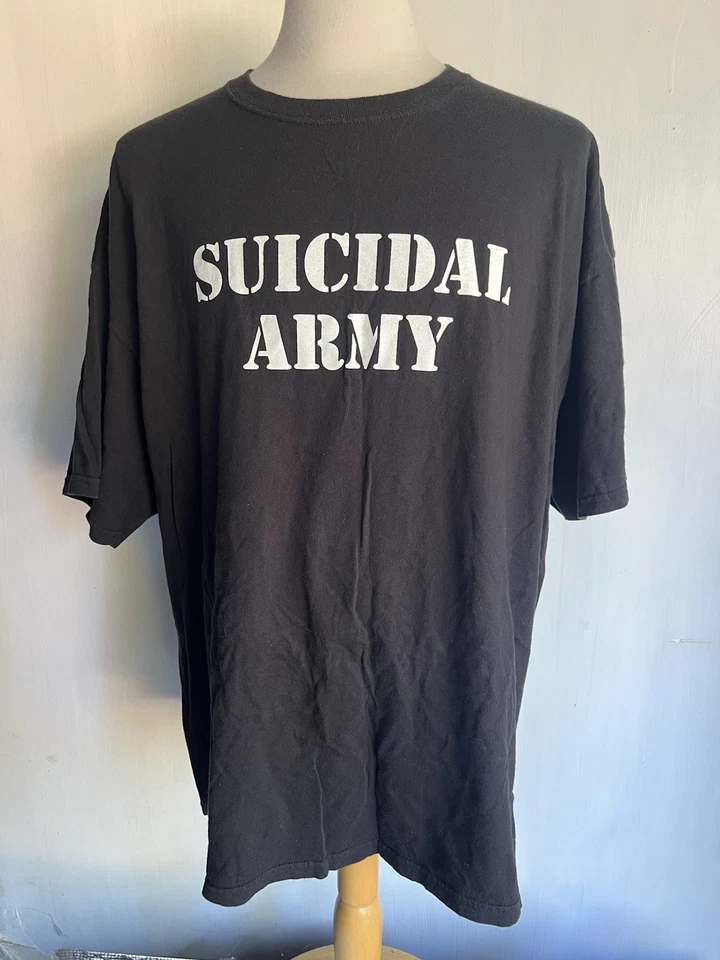 SUICIDAL TENDENCIES ARMY Official Men's Vintage 90s Venice Punk T-Shirt Size 3XL - Image 2 of 4