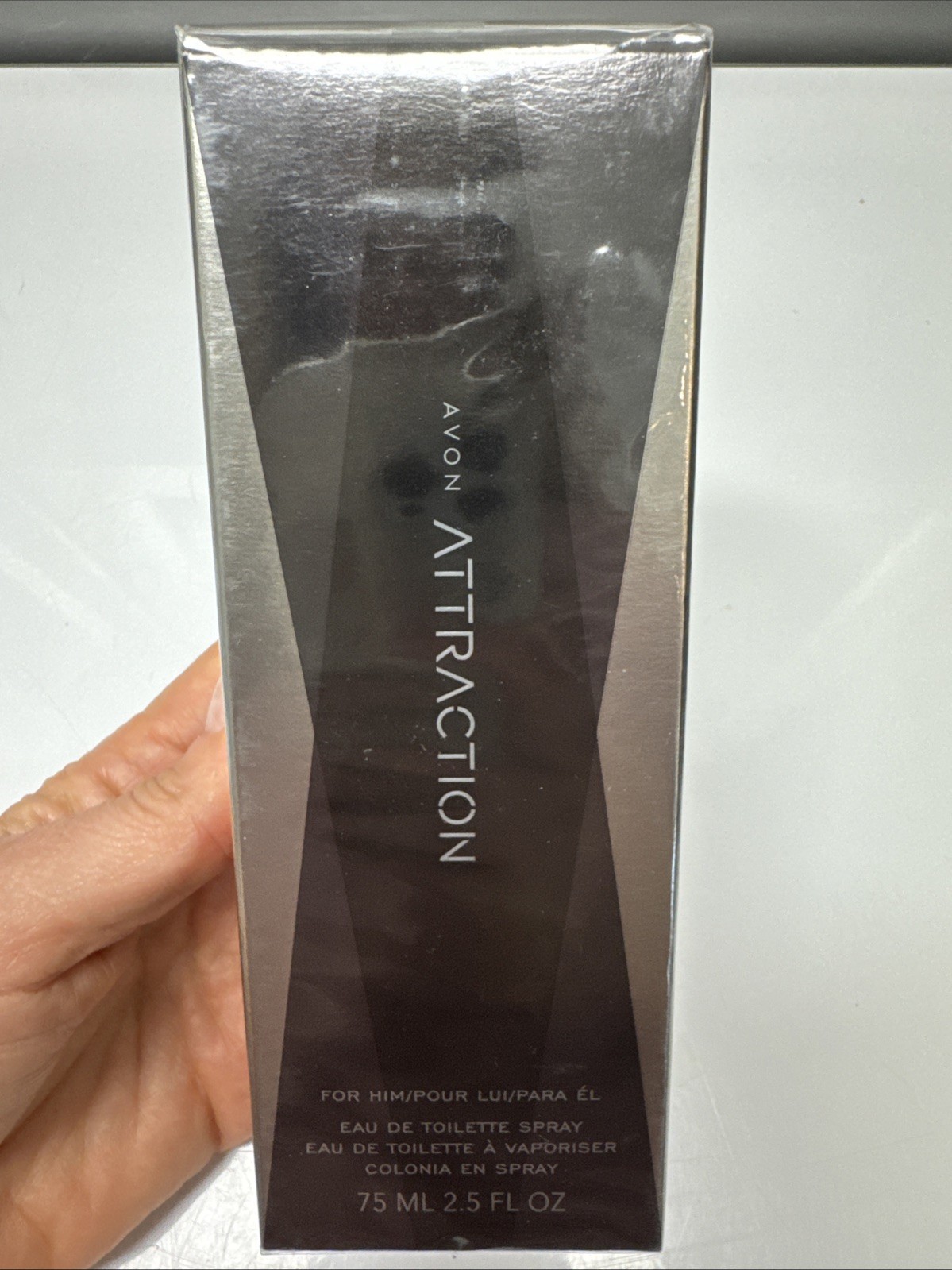 Avon  ATTRACTION FOR MEN EDT Cologne Spray 2.5oz  ~ NIB ~ NOS SEALED