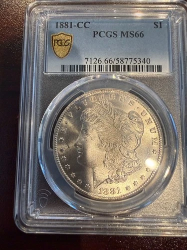 1881-CC $1 Morgan Dollar PCGS MS 66