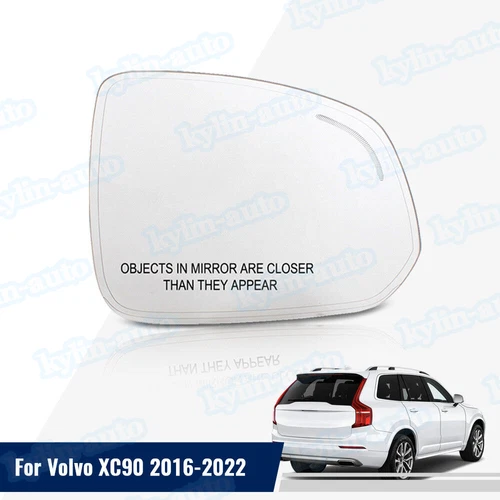 Heated Mirror Glass W/ Blind Spot For 2015-2022 Volvo XC90 Right Side