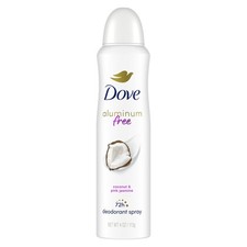 3 PACK Dove Aluminum Free Deodorant 04/2025  Spray for Women Coconut  Pink