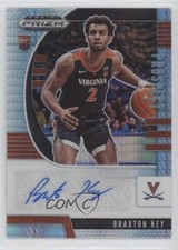 2020-21 Panini Prizm Draft Picks Prospect Hyper Braxton Key #PA-BK Auto 0c2