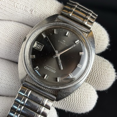 セイコー自動巻き7005-8032 Rare Vintage Mens Seiko Automatic Watch 7005-8032 7005a Movement