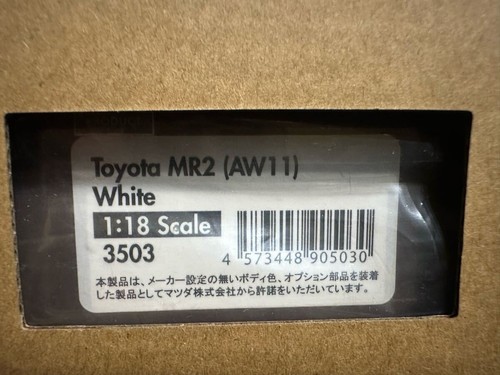 Ignition Model IG3503 1/18 Toyota MR2 (AW11) White JDM - Picture 8 of 10