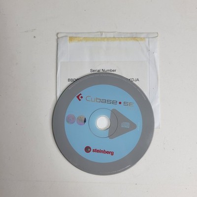 Steinberg Cubase SE 1.07 (PC/Mac OS) with Serial Number Installation Disc