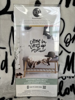 Roommates Removable Wall Decals  COME IN AND COZY UP  New In Original Packaging
