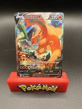 2022 POKEMON SWSH BRILLIANT STARS CHARIZARD V 154/172 ALT ART HOLO RARE NM-c