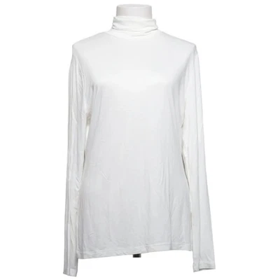 Ellos, pull col roulé, taille : 42/44, blanc, élasthanne/viscose, unicolore #KTS - Photo 1/4