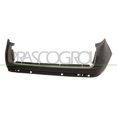 Pare-chocs arrière Prasco FT9101061 pour Fiat et Opel en plastique ABS noir