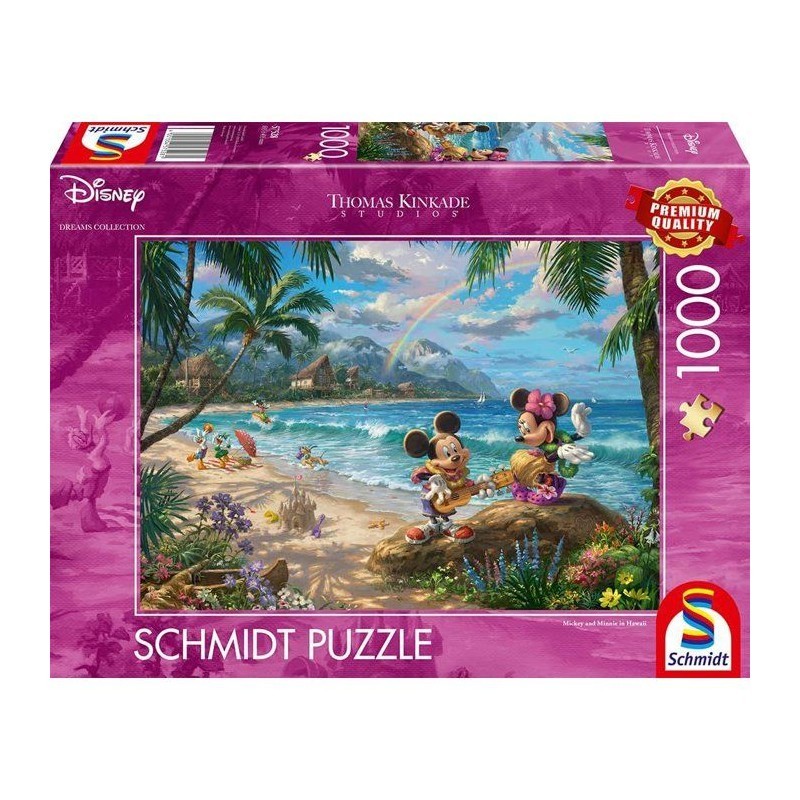 Puzzle Disney Mickey à Hawaï pour des soirées détente en famille