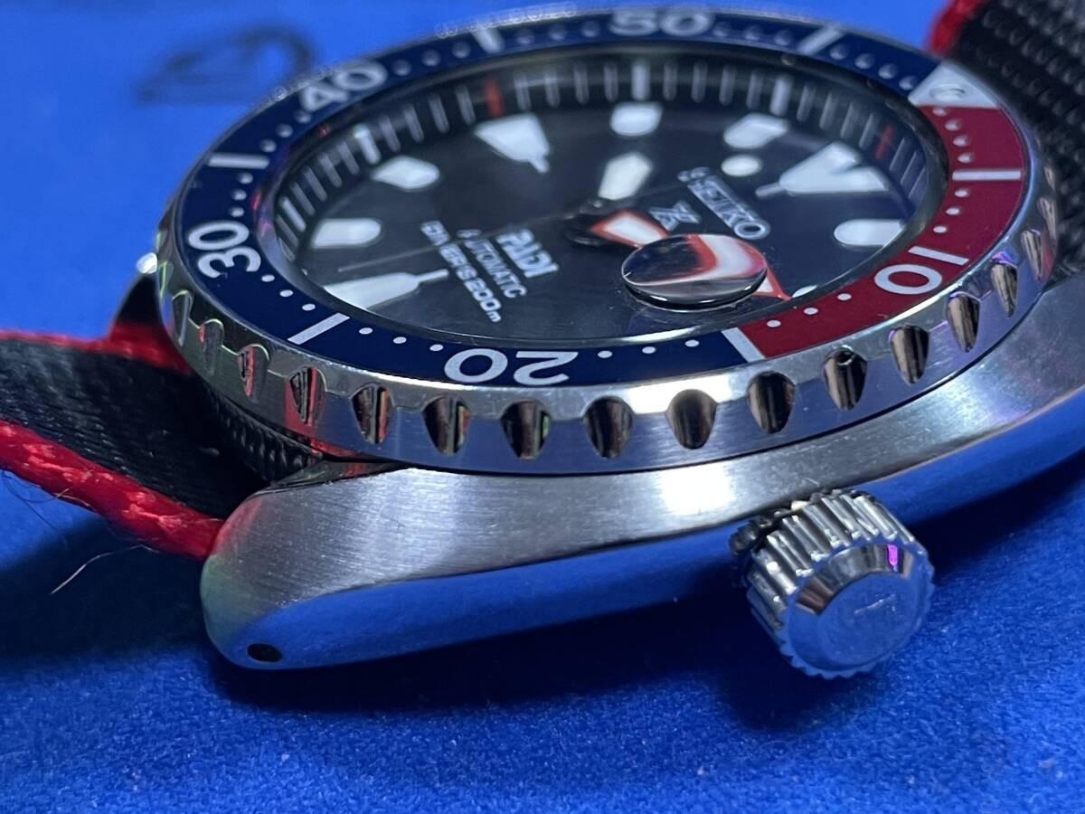 Seiko Prospex SRPC41J1 Mini Turtle Pepsi SEIKO Baby Turtle 4R35 02K0 image 6
