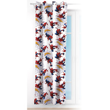 TENDA VELATA CAMERETTA SPIDERMAN MARVEL 140 X 280 CM PANNELLO SINGOLO CON ANELLI