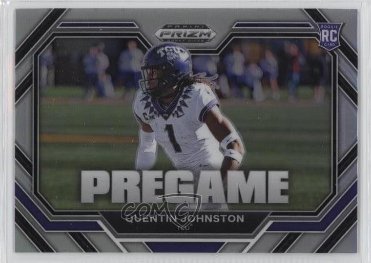 2023 Panini Prizm Draft Picks Pre Game Quentin Johnston #PG-12 Rookie RC e9h